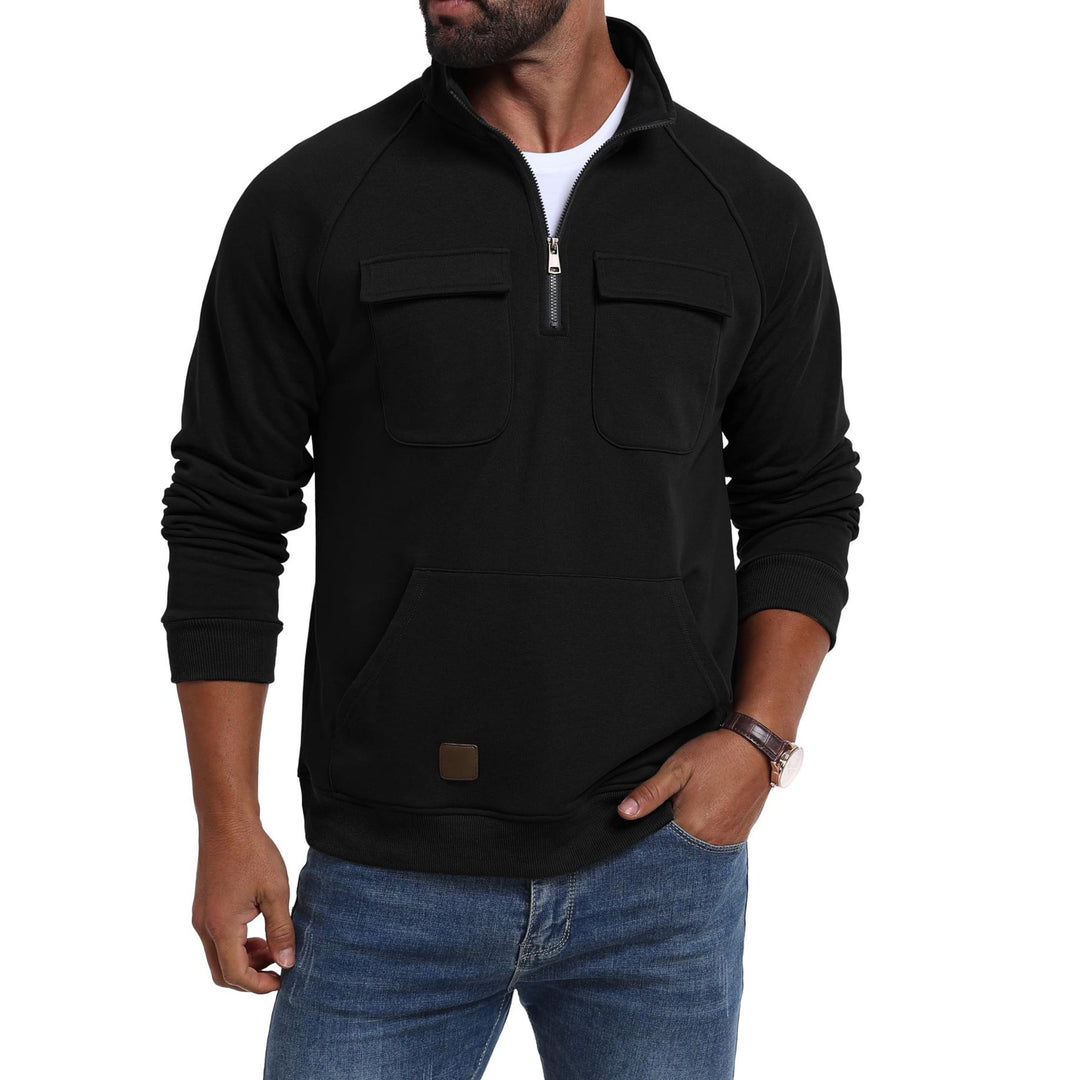 Men's functional sweater with practical pockets Lisslune