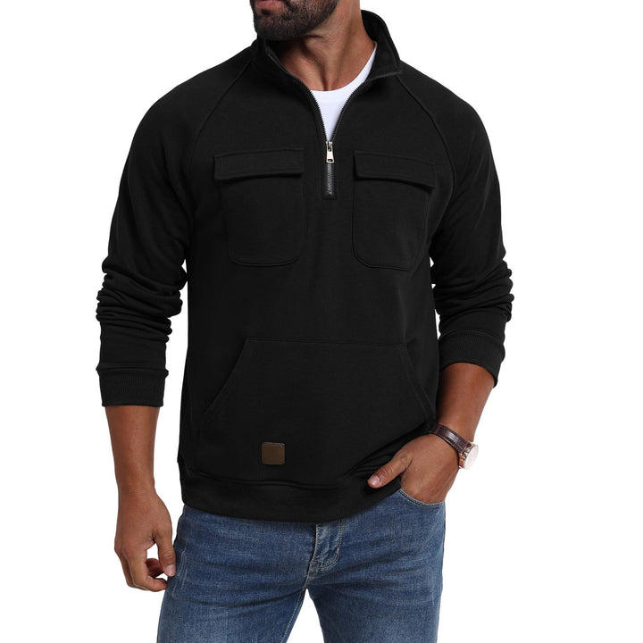 Men's functional sweater with practical pockets Lisslune