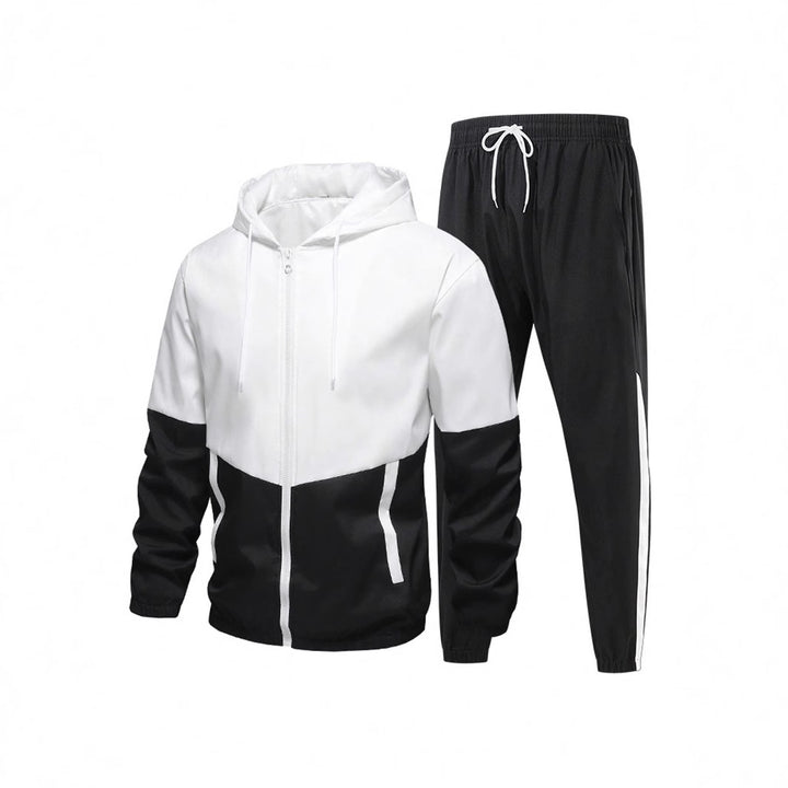 Men's Sporty Windbreaker Set with Breathable Materials Lisslune