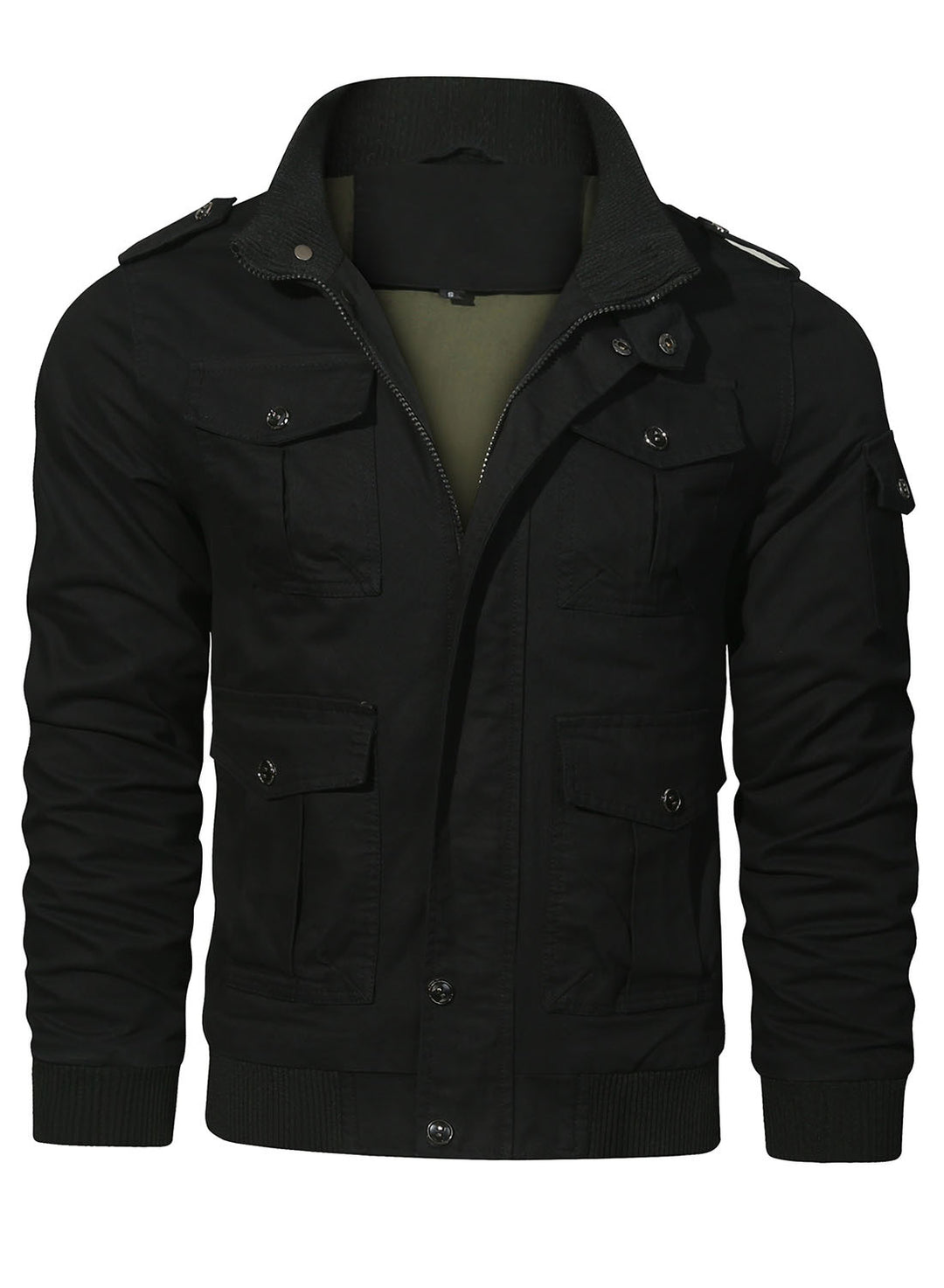 Men's Fashionable Utility Jacket with Practical Pockets Lisslune