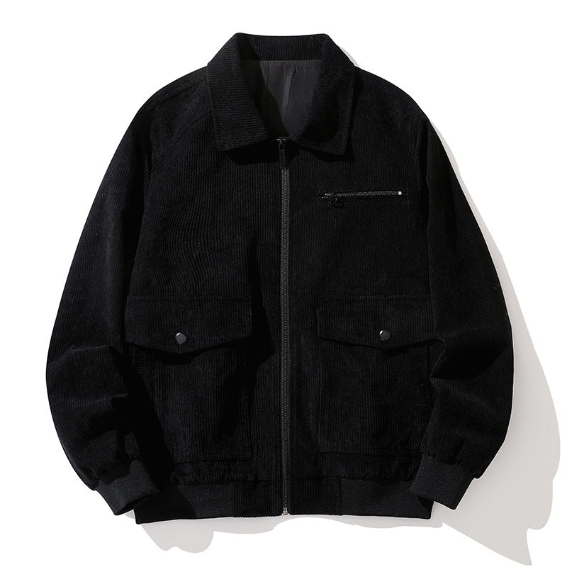 Men's cord jacket with practical pockets and high-quality workmanship Lisslune
