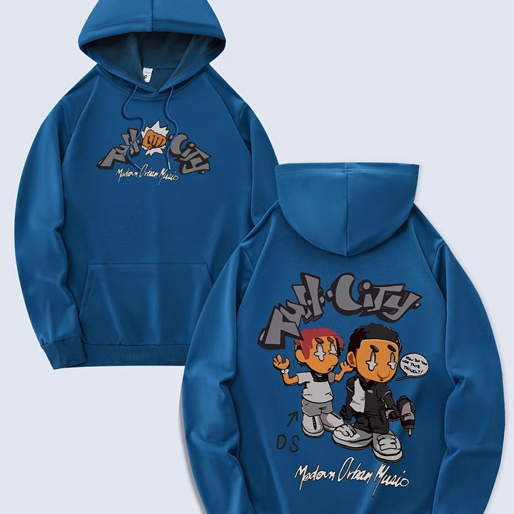 Women's hoodie with original comic design and artistic print Lisslune