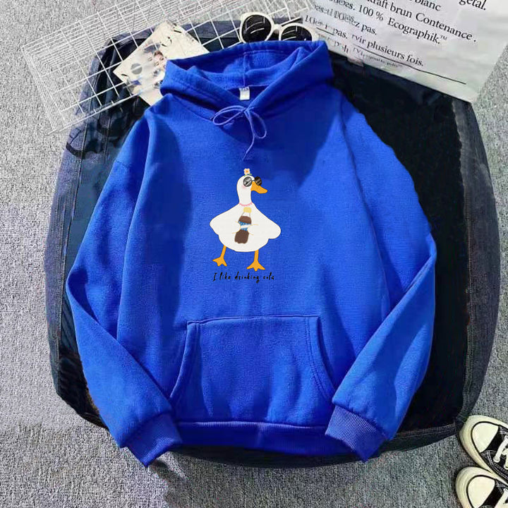 Women's hoodie with creative duck design Lisslune