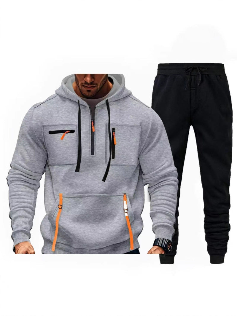Men's multifunctional hoodie and jogging pants combination Lisslune