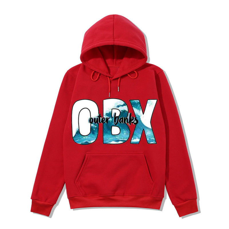 Women's Hooded Sweatshirt with Maritime Graphic Design Lisslune