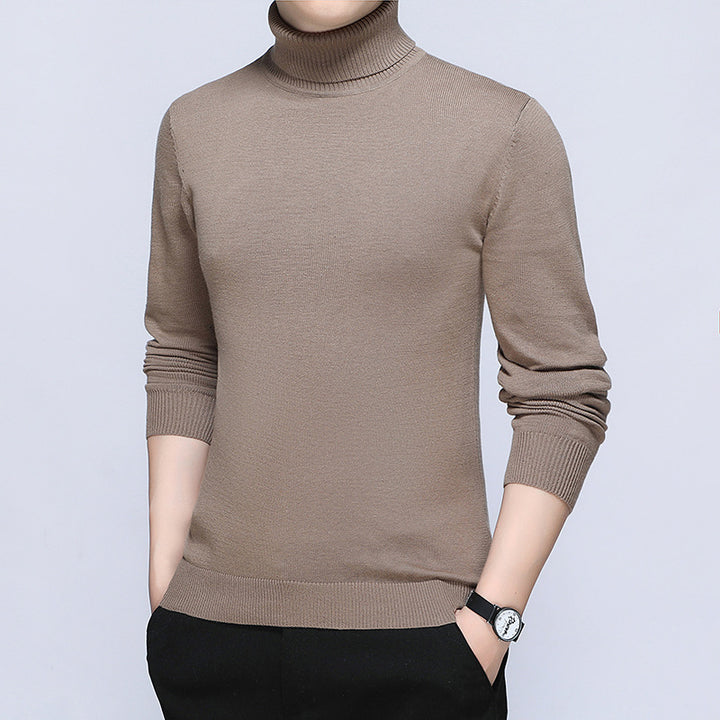 Men's turtleneck sweater made of high-quality, breathable cotton Lisslune