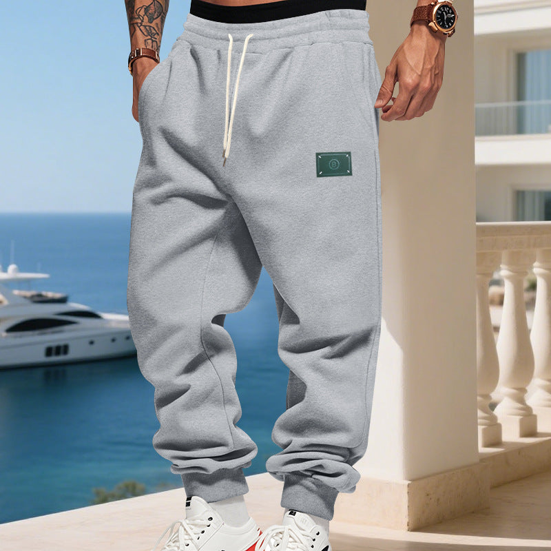 Men's comfortable joggers with adjustable waistband and practical side pockets Lisslune