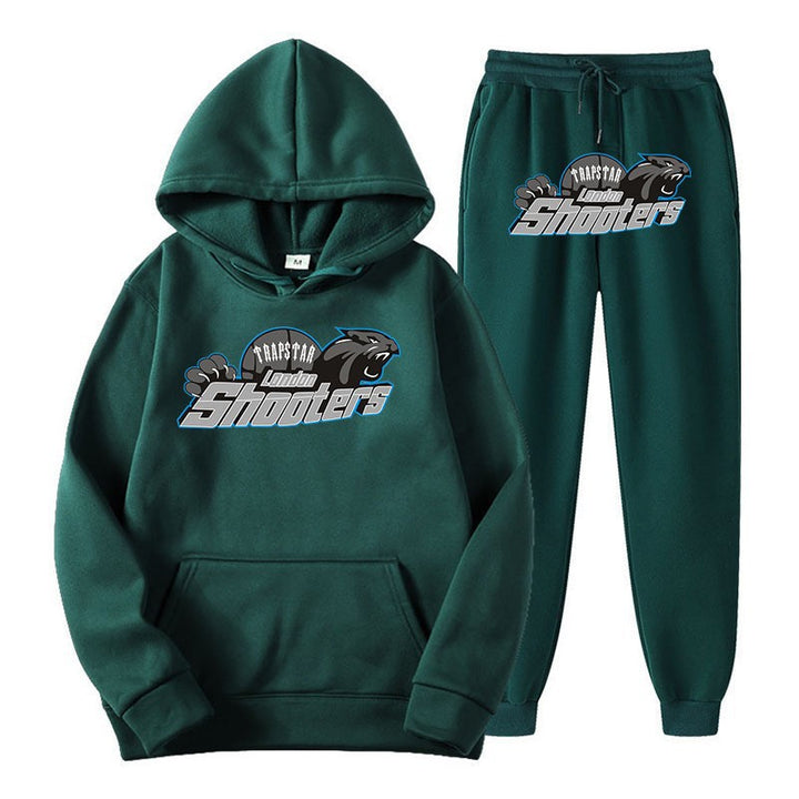 Women's leisure hoodie and jogger set with urban sports design Lisslune
