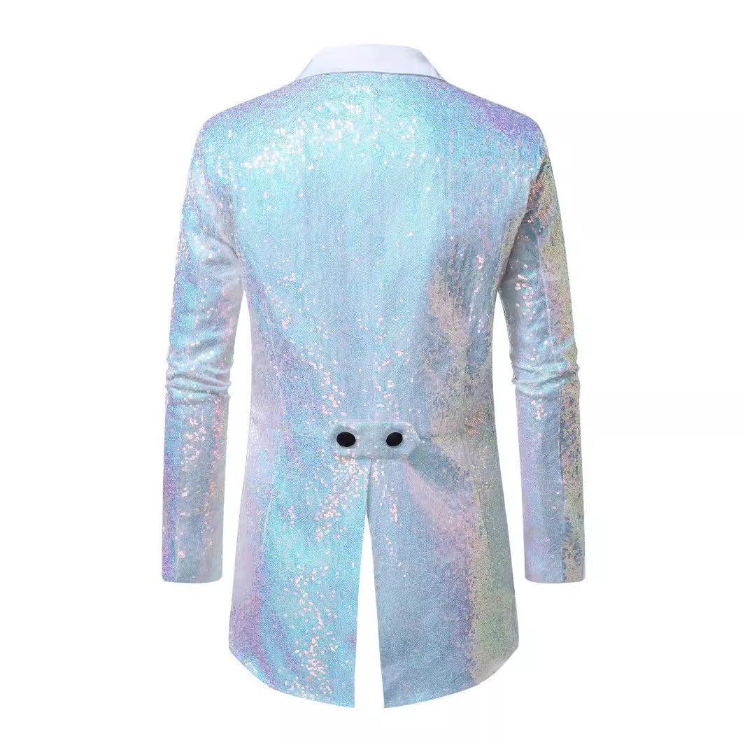 Men's festive sequin blazer Lisslune