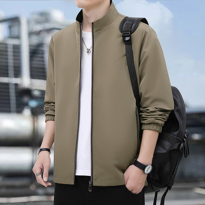 Men's lightweight windbreaker with elastic cuffs and trendy lining Lisslune