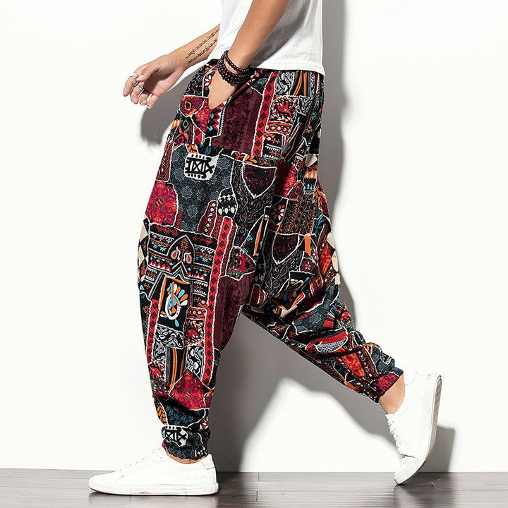 Unisex Patterned Leisure Pants Lisslune