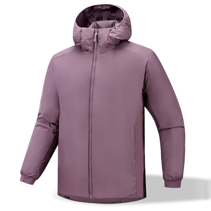 Men's insulating transitional jacket with adjustable hood and elastic sleeve cuffs Lisslune
