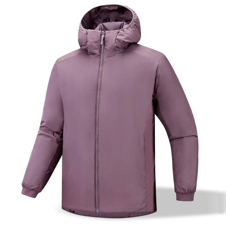 Men's insulating transitional jacket with adjustable hood and elastic sleeve cuffs Lisslune