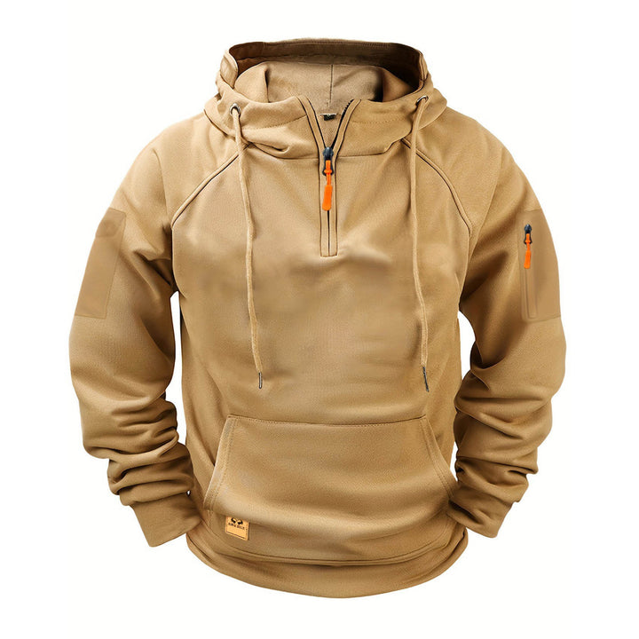 Men's sporty hoodie with practical zipper Lisslune