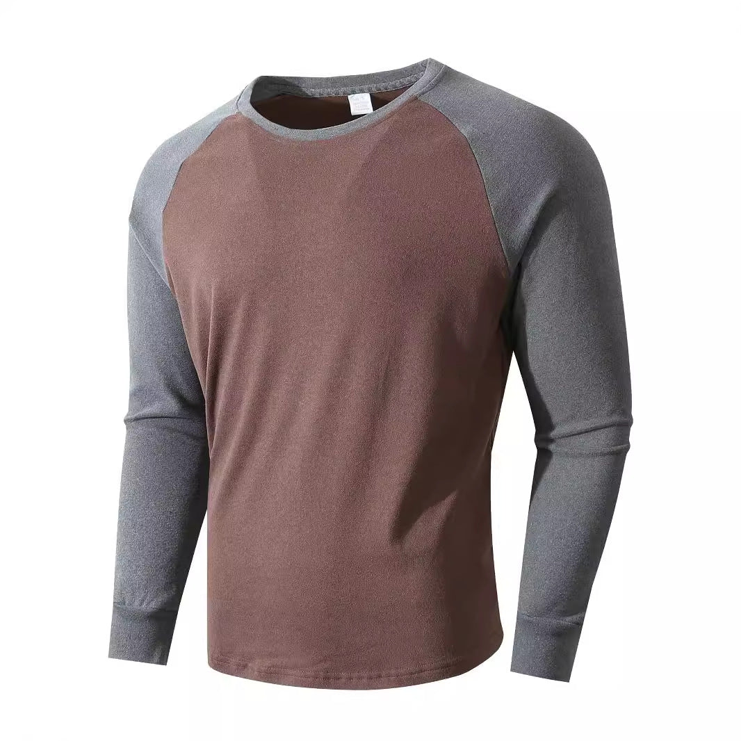 Men's sporty long-sleeve shirt with raglan sleeves Lisslune