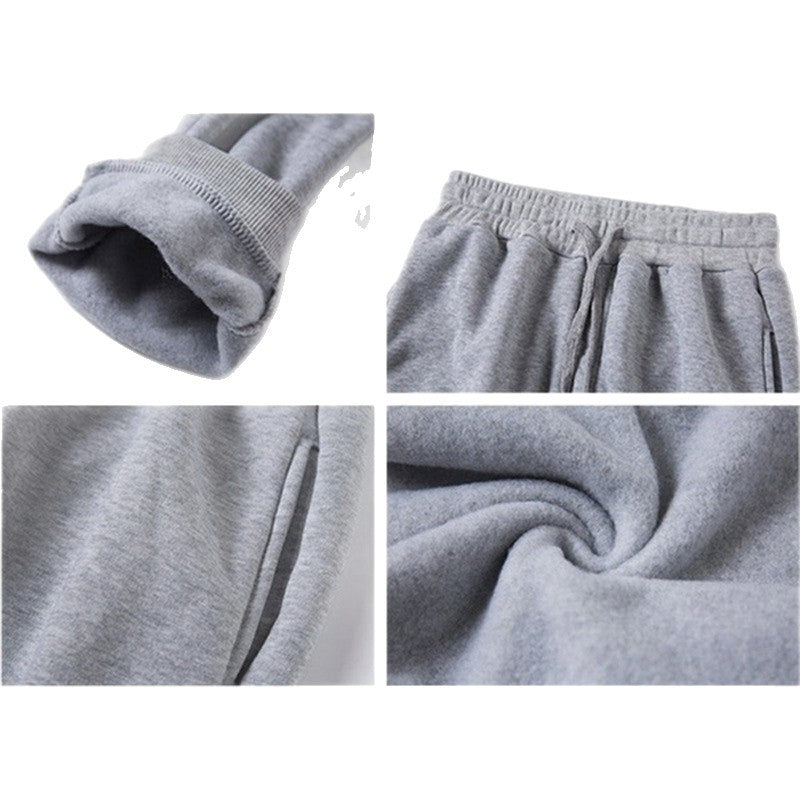Men's hooded sweat suit with sporty cut and practical kangaroo pocket design Lisslune