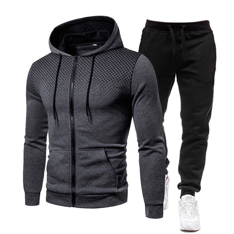 Men's Sporty Tracksuit with Breathable Properties Lisslune