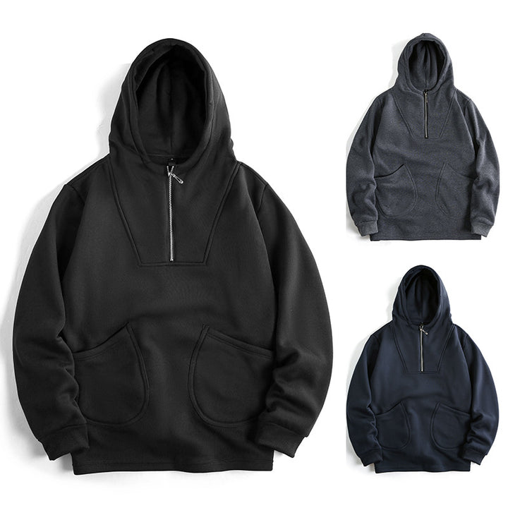 Men's hoodie with innovative zipper and comfortable fit Lisslune