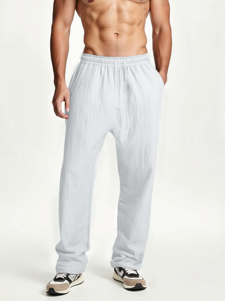 Men's elastic leisure pants with comfortable waistband Lisslune