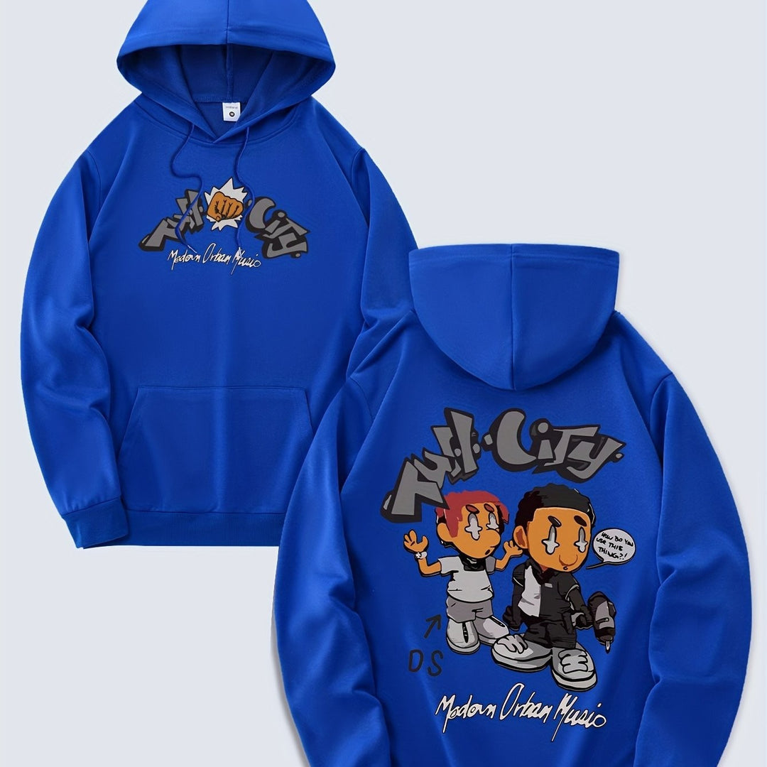 Women's hoodie with original comic design and artistic print Lisslune