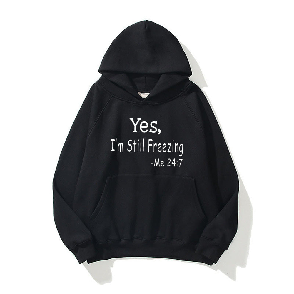 Women's hoodie with motivational quote and comfortable fit Lisslune