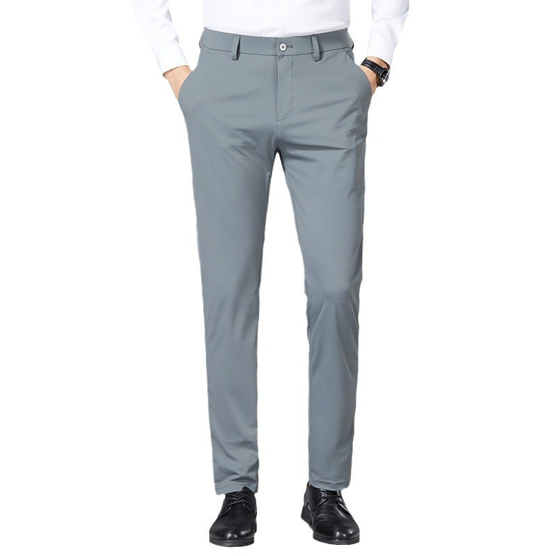 Men's Elegant Slim-Fit Suit Trousers Lisslune