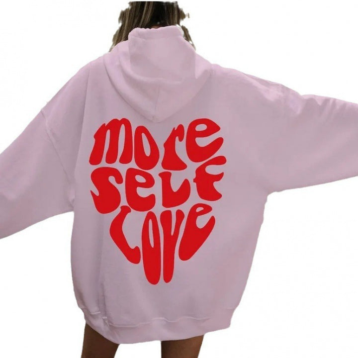 Women's hoodie with eye-catching print and oversized fit Lisslune
