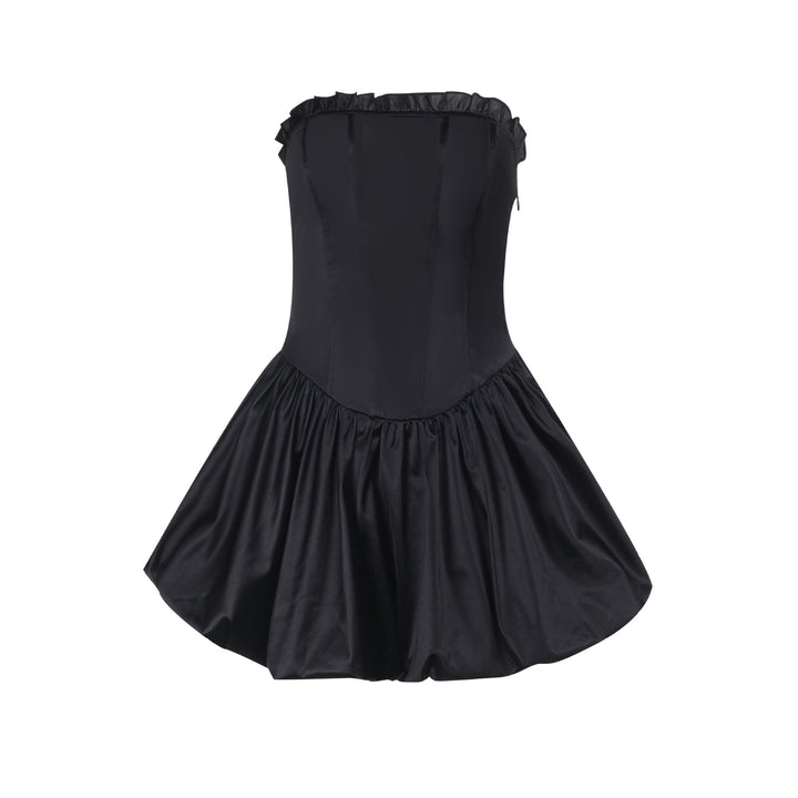 Women's cocktail dress with off-the-shoulder design and voluminous skirt Lune London
