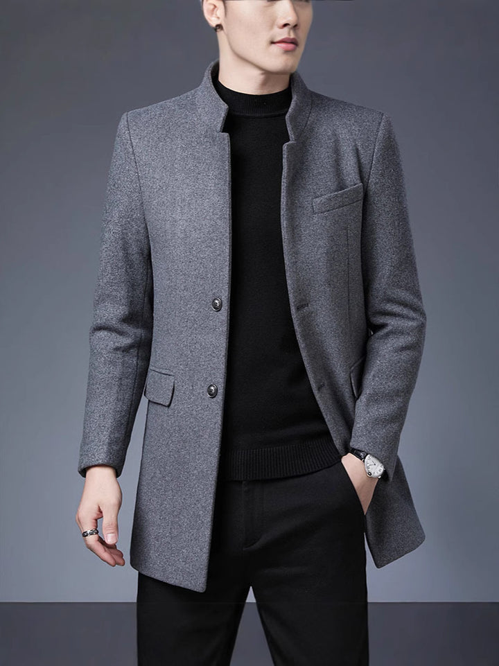 Men's elegant wool coat Lisslune