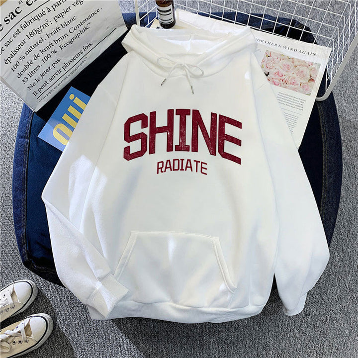 Women's hoodie with eye-catching lettering Lisslune