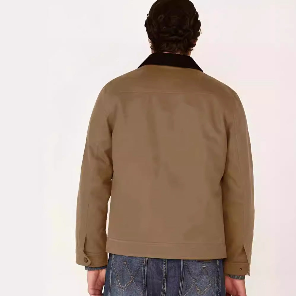 Men's Casual Utility Jacket with Practical Pockets and Robust Design Lisslune