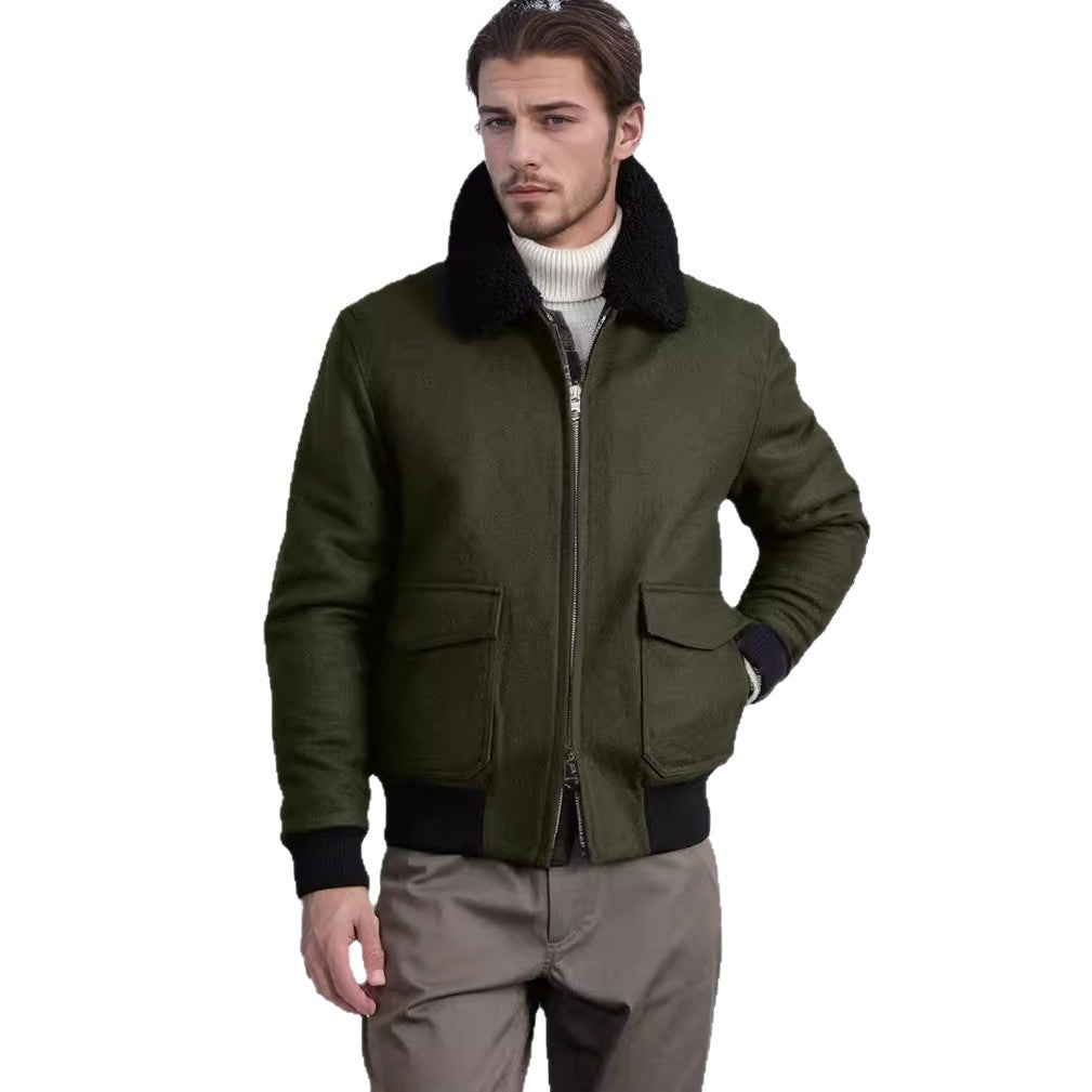 Men's trendy and warm biker jacket Lisslune