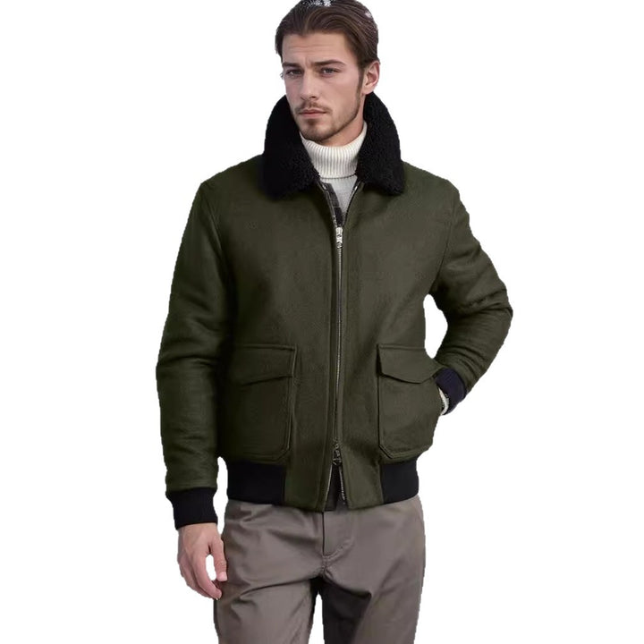 Men's trendy and warm biker jacket Lisslune