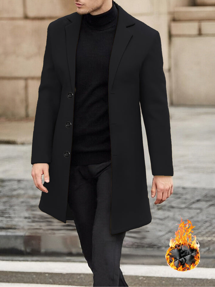 Men's classic and stylish wool coat Lisslune