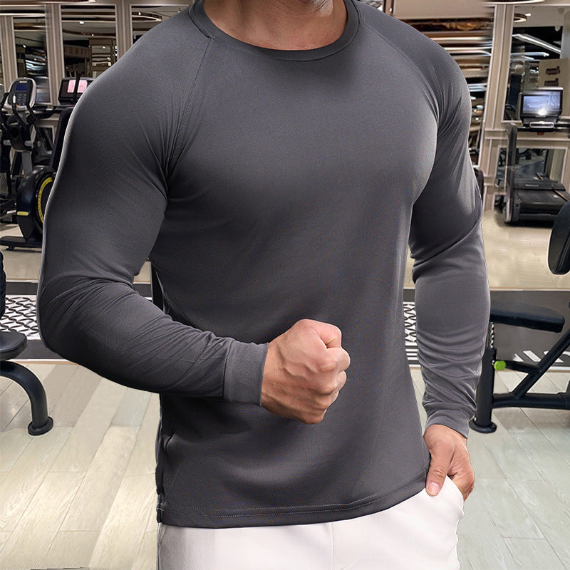 Men's Long Sleeve Functional Shirt with Breathable Properties Lisslune