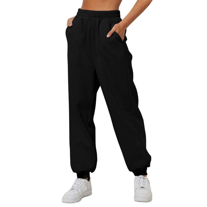 Women's jogging pants with elastic waistband and side pockets Lisslune