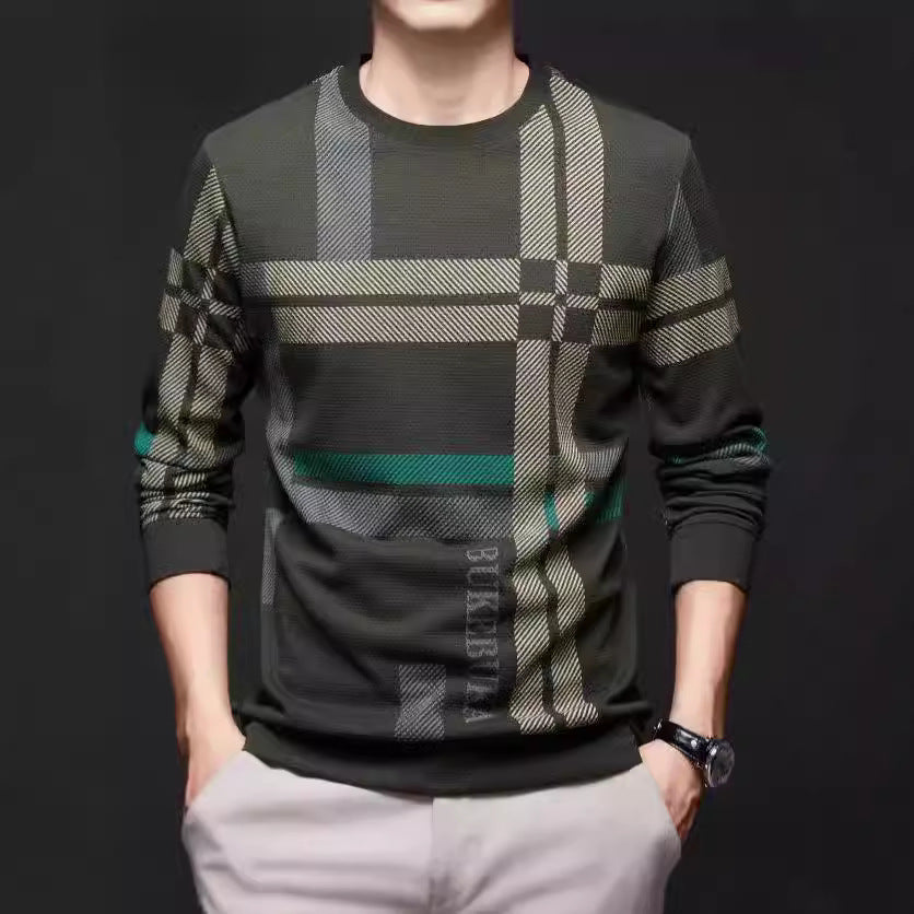 Men's stylish shirt with textured design and unique graphic print Lisslune