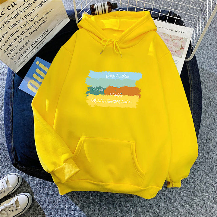 Women's casual hoodie with creative graphic design Lisslune