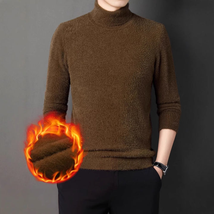 Men's high-quality turtleneck sweater made of soft material Lisslune