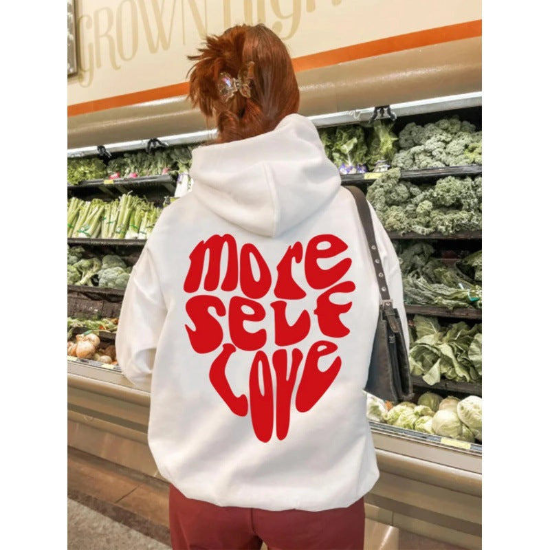 Women's hoodie with eye-catching print and oversized fit Lisslune