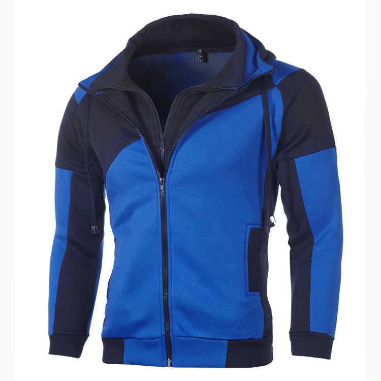 Men's Sporty Hoodie with Modern Color Contrasts Lisslune