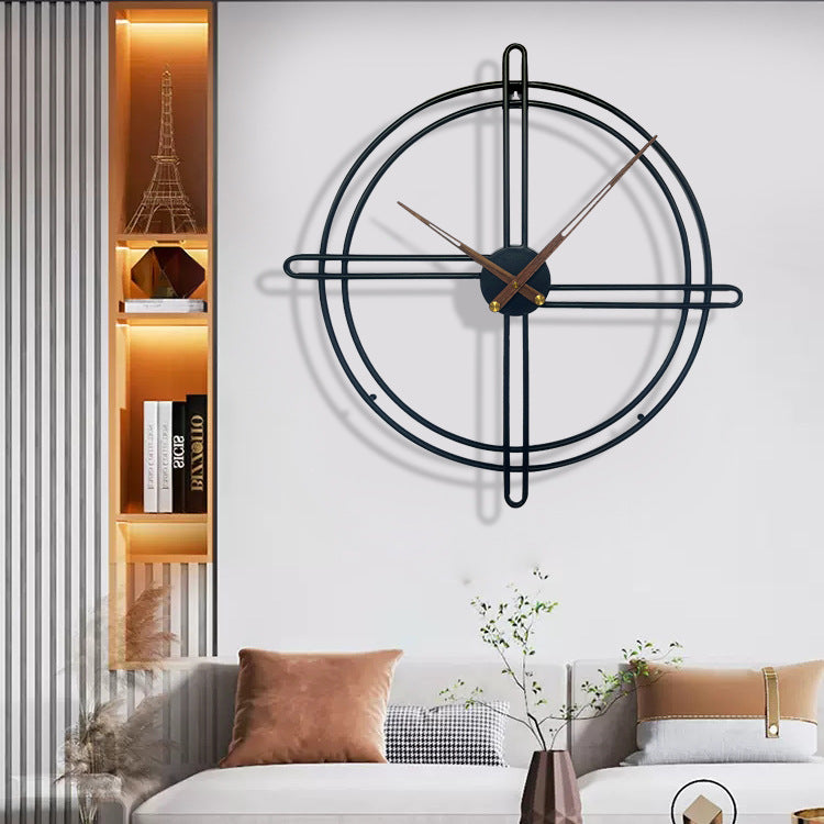 Lisslune | Nordic decorative large wall clock for the living room 23 inches