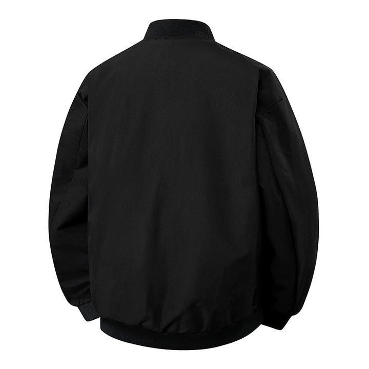 Men's stylish bomber jacket with uncomplicated cut and elastic cuffs Lisslune