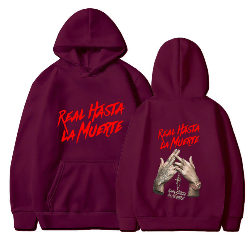 Women's hoodie with eye-catching lettering in urban style Lisslune