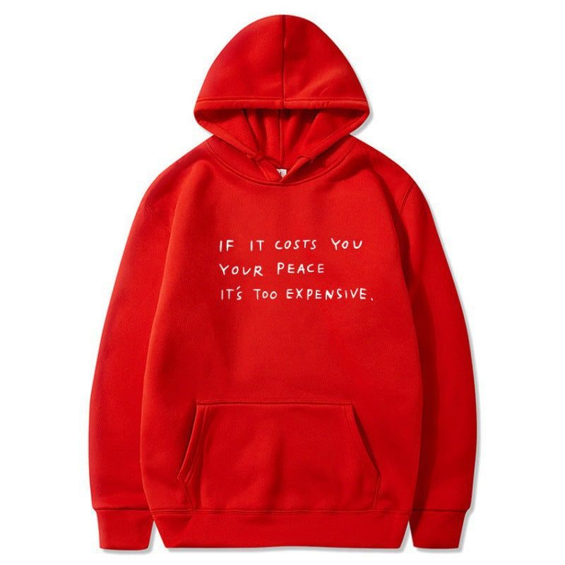 Women's hoodie with inspiring quote and comfortable fit Lisslune