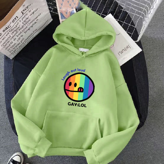 Women's hoodie with colorful graphic print Lisslune