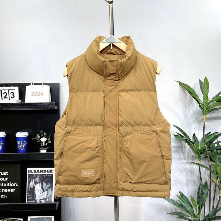 Men's Padded Functional Vest with High Insulation and Practical Pockets Lisslune