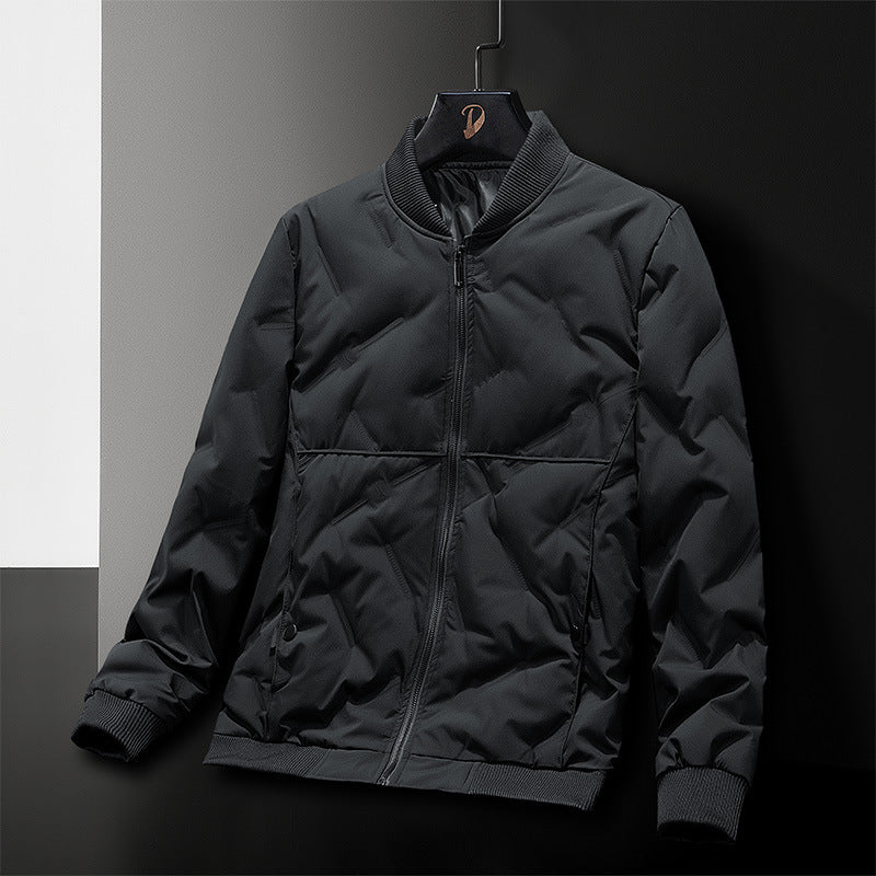 Men's stylish bomber jacket with water-repellent material and elastic cuffs Lisslune