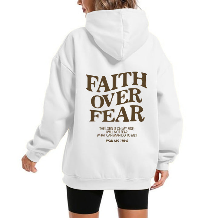 Women's hoodie with motivational lettering and comfortable fit Lisslune