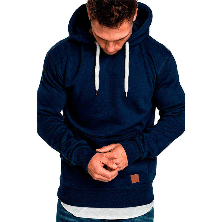 Men's hooded sweater with a fashionable cut and casual lining Lisslune